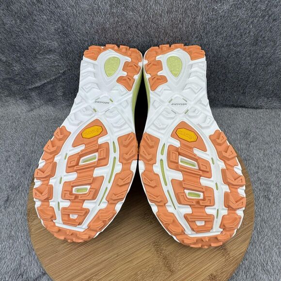 Hoka One One Mafate Speed 2 Shoes Mens Size 10.5 Blue Pink Trail Running Vibram - Picture 7 of 10